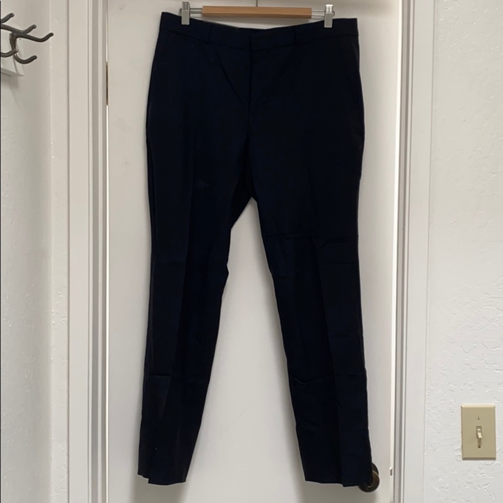 NWT Banana Republic Ryan Fit Wool Black Pants